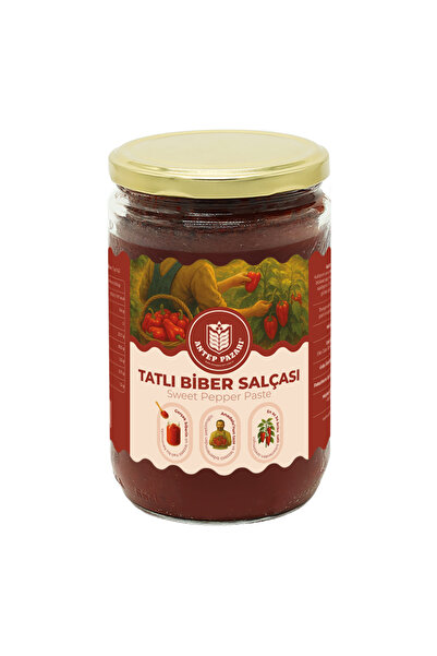 Antep Pazarı Tatlı Biber Salçası -Gaziantep- 650 gr