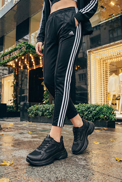 SOHO Siyah-Siyah Kadın Sneaker 20413