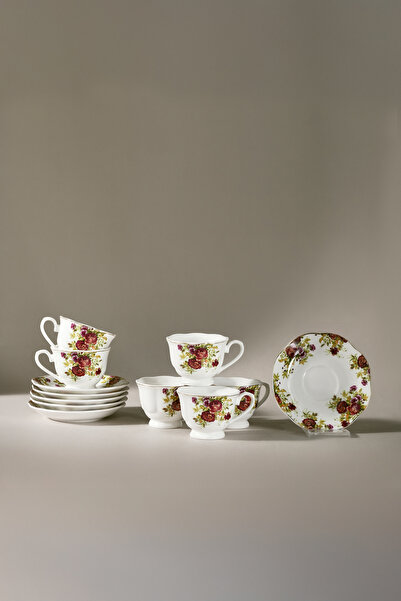 Karaca Asuman 6-Person Coffee Cup Set 80 ml