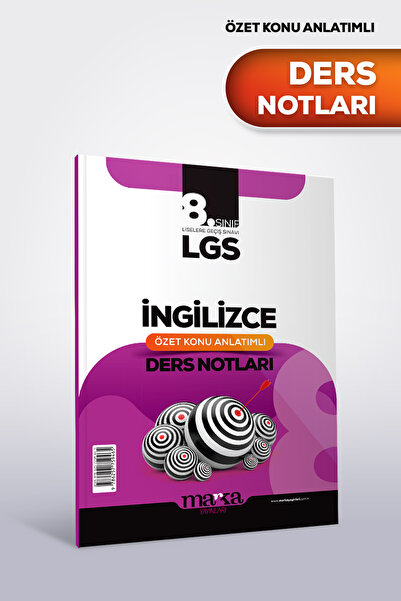 Marka Yayınları 2027 LGS İNGİLİZCE Özet Konu Anlatımlı DERS NOTLARI Marka Yay...