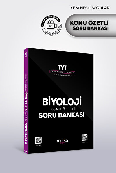 Marka Yayınları TYT 2026 Biyoloji Konu Özetli Soru Bankası | Tamamı Video Çöz...