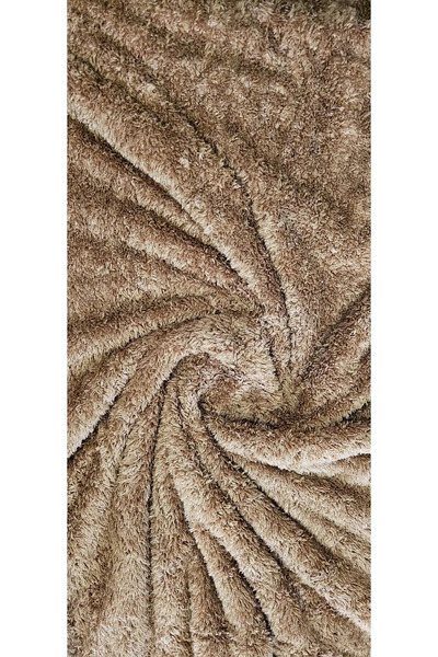 Aslan Online Țesătură de pluș Welsoft cu două fețe maro închis - 180 cm lățime