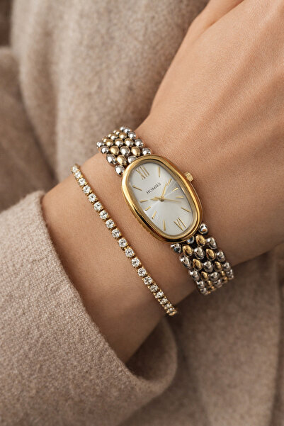 Homies KADIN KOL SAATİ HEDİYELİK KUTUSU VE BİLEKLİK HEDİYELİ.HM6438300944