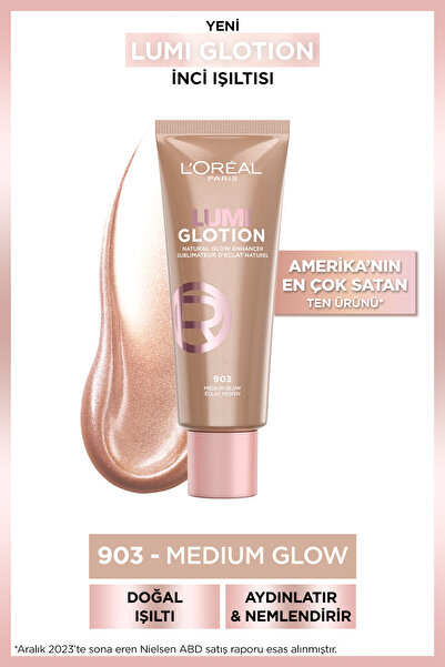 L'Oreal Paris Glotion All-in-one Natural Shine 903 - Strălucire medie 40 ml H...