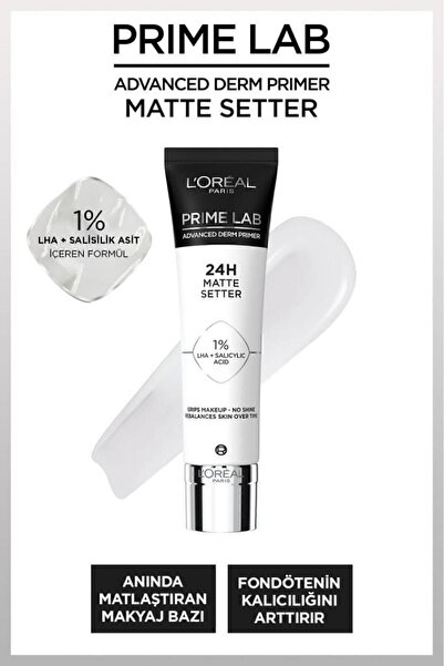 L'Oreal Paris L'Oréal Paris Prime Lab Matte Setter Matlaştırıcı Salisilik Asi...