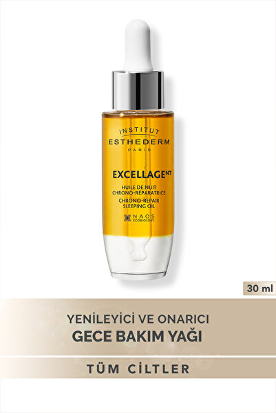 Institut Esthederm Excellage Chrono-Repair Sleeping Oil Gece Bakımı Yağı 30 ml