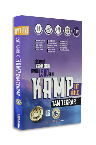 Bilgi Sarmal Yayınları Bilgi Sarmal Yayınları Ayt Kamp Tam Tekrar Eşit Ağırlı...