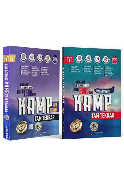 Bilgi Sarmal Yayınları TYT ve AYT Eşit Ağırlık Kamp Tam Tekrar Deneme Hediyel...