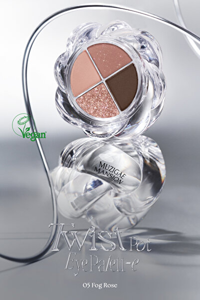 Muzigae Mansion İpeksi Dokulu 4'lü Far Paleti MUZIGAE MANSION Twist Pot Eye P...