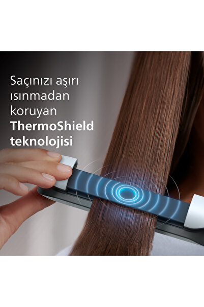 Philips 5000 Serisi Saç Düzleştirici, Argan Yağı Katkılı, ThermoProtect Teknolojisi, BHS520/00
