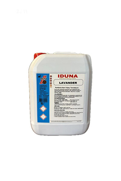 Iduna Lavender Parfümlü Sert Yüzey Temzileyici Lavanta Kokulu 5 LT