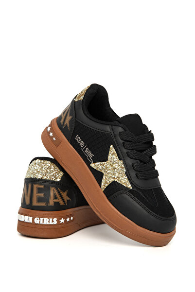 SOHO Schwarzer Unisex-Kinder-Sneaker 21270