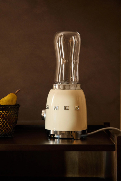 SMEG 50's Style Krem Kişisel Blender - Double Botttle