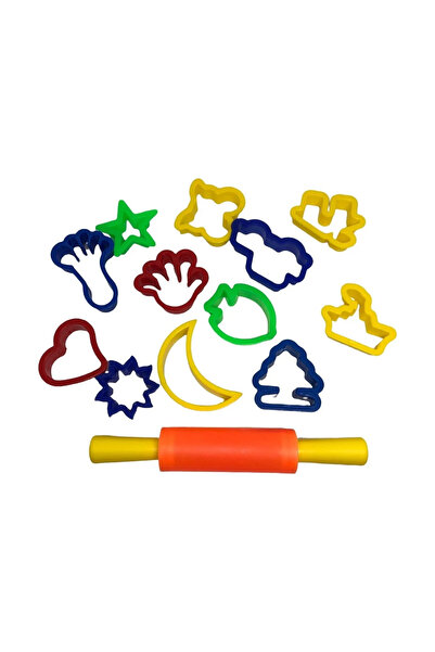 Bubu 13 Pieces Rolling Pin Play Dough Molds - Educational Shaping Accessories...