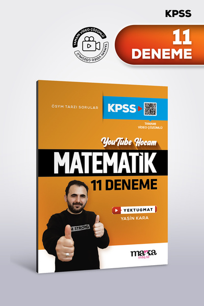 Marka Yayınları Kpss Matematik Youtube Hocam 11 Deneme Video Çözümlü Yektugmat