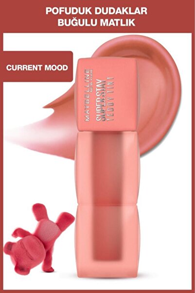 Maybelline New York Maybelline Super Stay Teddy Tint Uzun Süre Kalıcı Likit M...