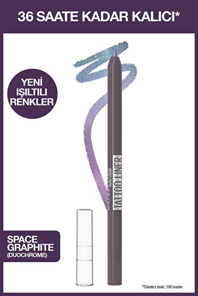 Maybelline New York Tattoo Liner Jel Göz Kalemi - 822 Space Graphite