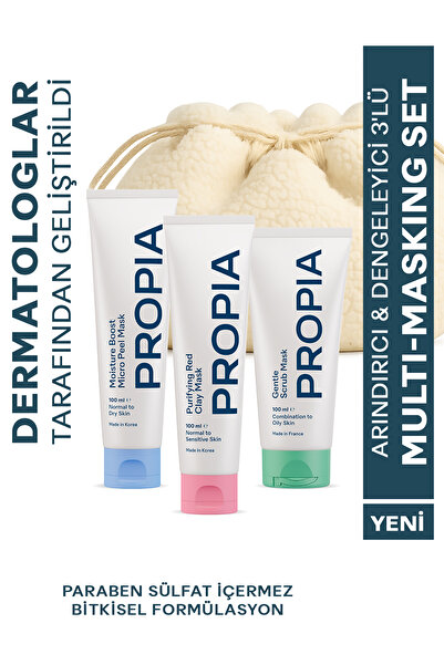 Propia Arındırıcı & Dengeleyici 3’lü Multi-Masking Set