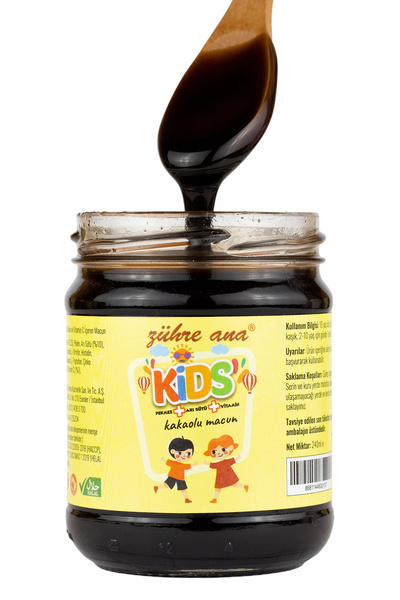 Zühre Ana Kids Arı Sütü Pekmez Bal ve Vitamin Katkılı Kakaolu Macun 240 gr