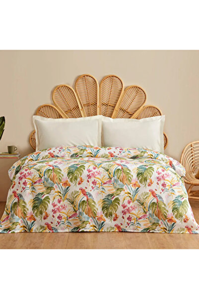 Karaca Alva 100% Cotton Bedspread, Double, 200x220cm, Green