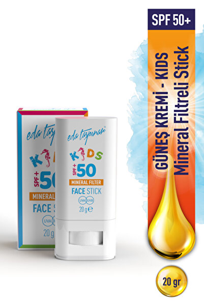 Eda Taşpınar KIDS SPF 50+ Mineral Filtreli Güneş Koruyucu Face Stick (EGY0035)