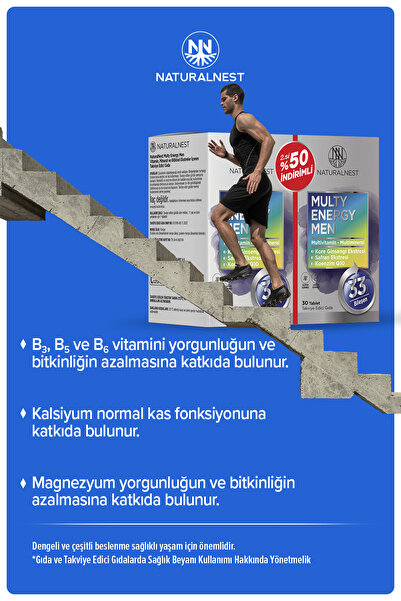 Naturalnest Multivitamin Men 30 Tablet Alana 2.si %50