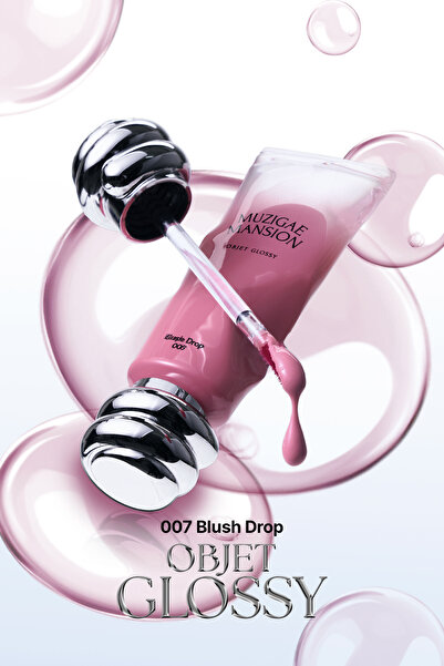 Muzigae Mansion Nemlendirici, Parlak Bitişli Tint Objet Glossy (007 Blush Drop)