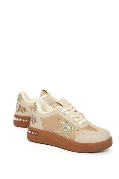 SOHO Beige Unisex-Kinder-Sneaker 21270