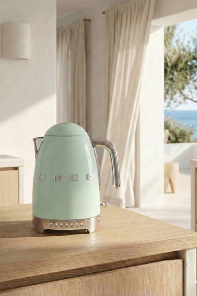 SMEG غلاية قابلة لضبط درجة الحرارة باللون الأخضر النعناعي على طراز الخمسينيات...