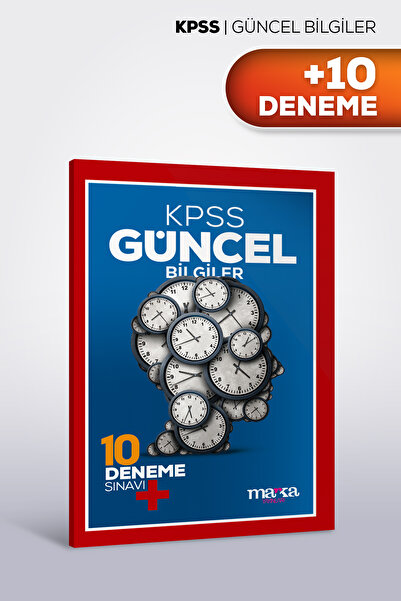 Marka Yayınları KPSS Güncel Bilgiler Konu Özetli + 10 Deneme Sınavı