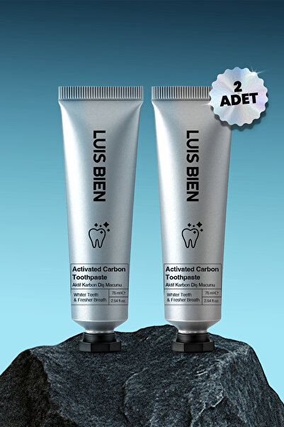 Luis Bien Organik Aktif Karbonlu Diş Beyazlatıcı Macun 75 ml x 2 Adet