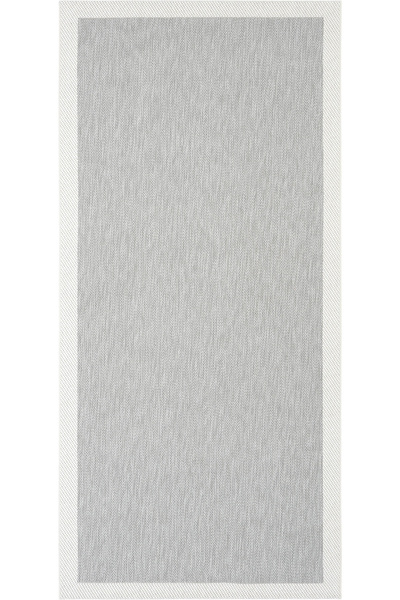 Cool Halı Elena Nunique Gri Beyaz Sisal Halı Kaymaz Tabanlı İnce Modern Silin...