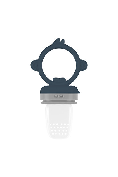 OiOi Silikon Püre Meyve Sebze Emziği Deep Blue / Powder Grey