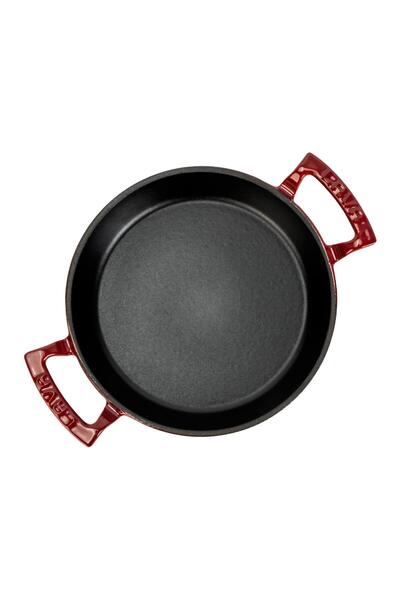 Lava Cast Round Sahan Cast Iron Solid Double Handle Diameter(Ø)24cm