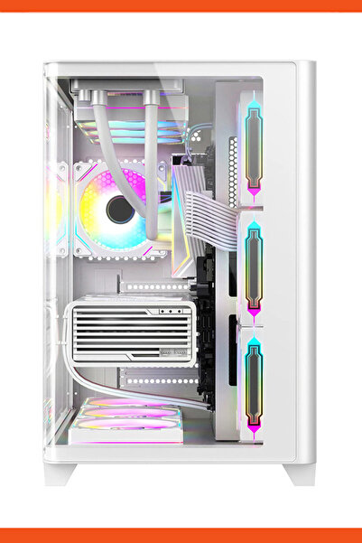 Zeiron Mirage X50 Pro White RTX5060 8GB ∣ R7 5700X ∣ 32GB RAM ∣ 1TB M.2 SSD Sıvı Soğutmalı Oyun Bilgisayarı