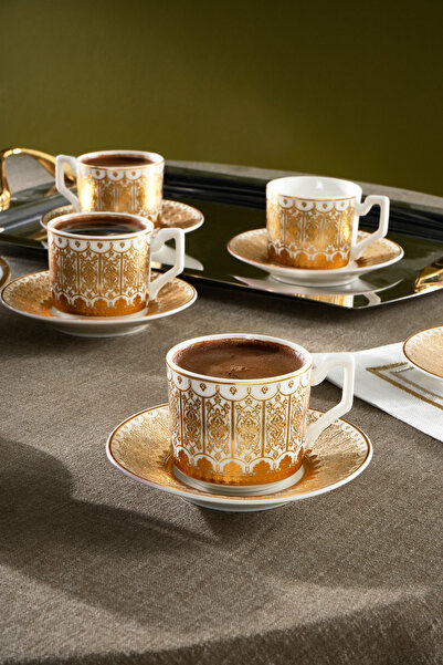 Karaca Aslı 6-Person Coffee Cup Set 100 ml