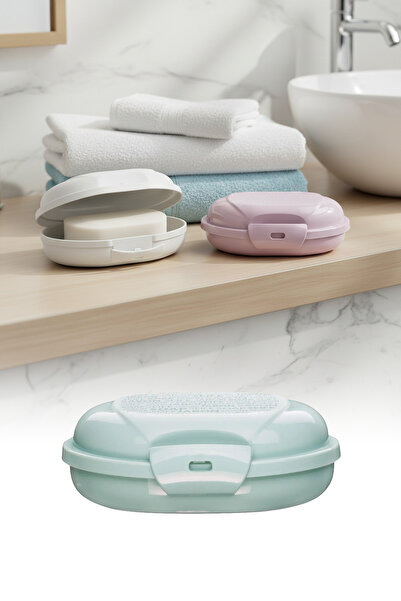 omilife Πρακτικό κουτί σαπουνιού με καπάκι για ταξίδια – Φορητή συσκευή μεταφ...