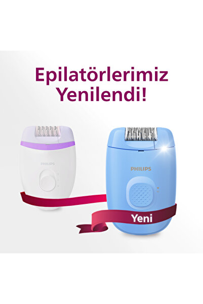 Philips 2000 Serisi BRE228/05 Bacak Epilasyon Aleti, Kablolu, Yıkanabilir, Mavi