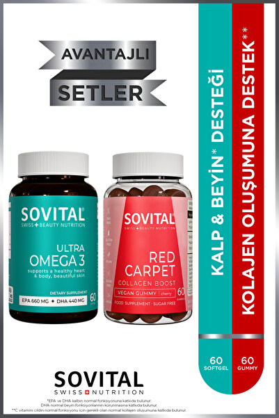 SOVITAL ULTRA OMEGA + RED CARPET