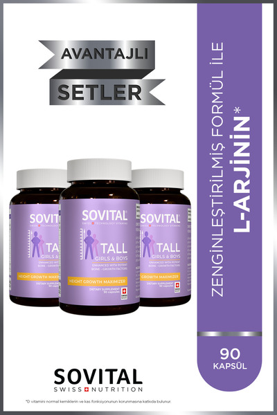 SOVITAL Tall Long Size, Special Vitamin for Helping Height Increase between 1...