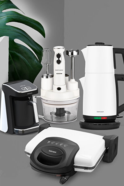 GOLDMASTER Platinium Beyaz 24 Parça Avantajlı Elektronik Evlilik Paketi Elekt...