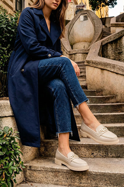 SOHO Beige Damen-Loafer-Schuhe 21161