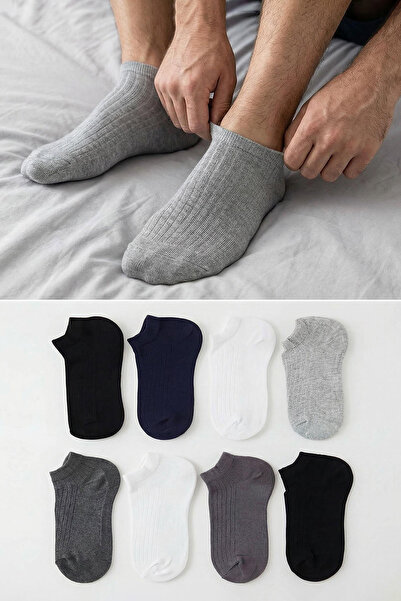 Trendyol Collection Малки памучни многоцветни чорапи NSS25CO00017