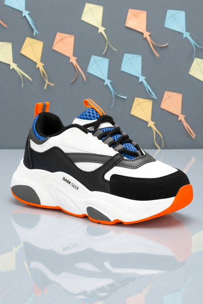 DARK SEER Kids DS 1838 Weiß Blau Kinder-Sneaker, lässige Sportschuhe