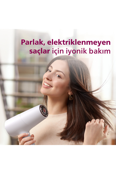 Philips 5000 Serisi Saç Kurutma Makinesi, 2100w, ThermoShield teknolojisi, İyonik Bakım, BHD500/00