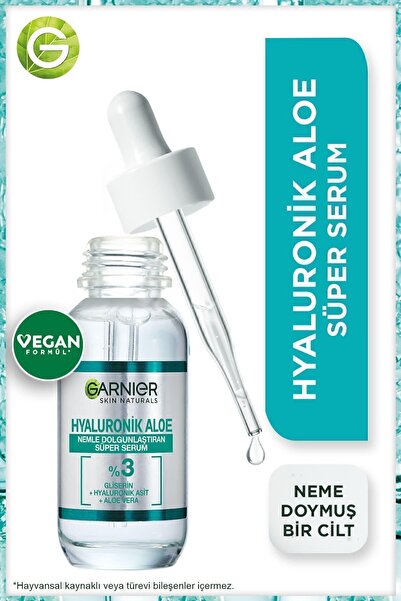 Garnier Hyaluronik Aloe Nemle Dolgunlaştıran Süper Serum