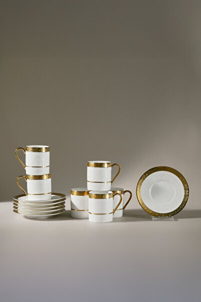 Karaca Royal Bone Victorian ceașcă de cafea pentru 6 persoane 90 ml