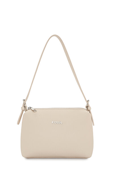 Fossil حقيبة يد وكتف نسائية باللون البيج 05FO25K5093