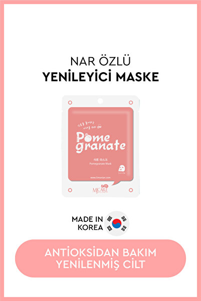 Mjcare On Nar Özlü Yüz Maskesi