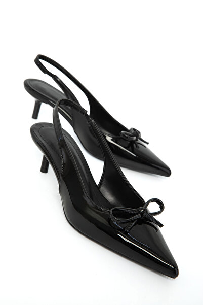 SOHO Pantofi clasici cu toc pentru femei din piele lacuita neagra 21267